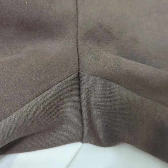 WHBM Faux Suede Runway Leggings, Color Tannin Size 00 - Picture 12 of 13